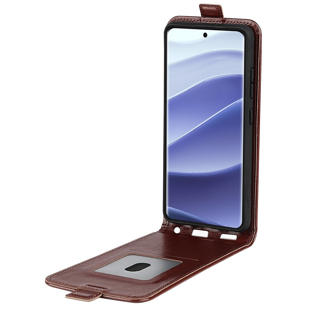 For Xiaomi Redmi Note 14 Pro 5G / Poco X7 5G Case with Card Slots Vertical Flip Leather Phone Cover