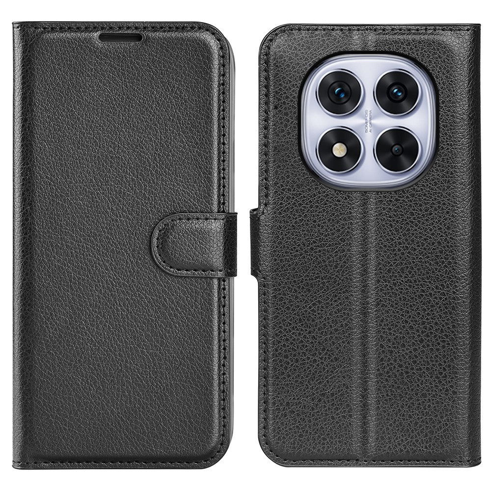 For Xiaomi Redmi Note 14 Pro 5G / Poco X7 5G Case Litchi Texture Shockproof Leather Wallet Phone Cover