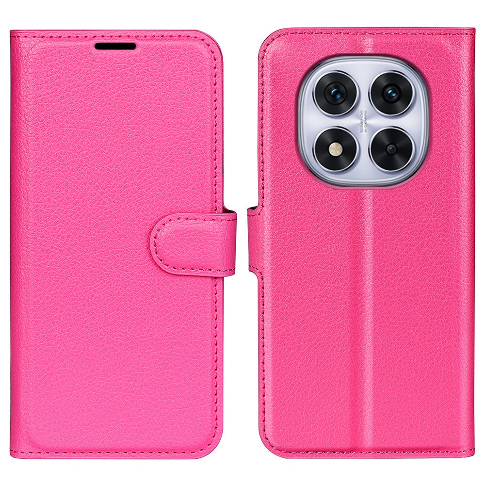 For Xiaomi Redmi Note 14 Pro 5G / Poco X7 5G Case Litchi Texture Shockproof Leather Wallet Phone Cover