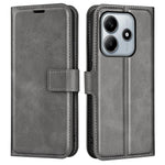 For Xiaomi Redmi Note 14 5G Stand Case Anti-Scratch Calf Texture Leather Phone Cover