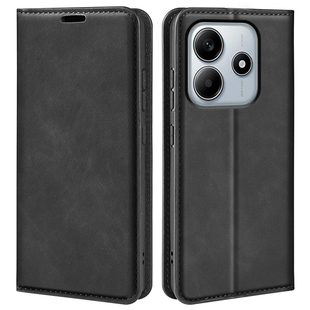 For Xiaomi Redmi Note 14 5G Case Skin-Touch Leather Wallet Phone Cover