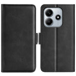 For Xiaomi Redmi Note 14 5G Stand Case Calf Texture Leather Wallet Phone Cover