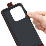 For Xiaomi Redmi Note 14 5G Case with Card Slots Vertical Flip Leather Phone Cover