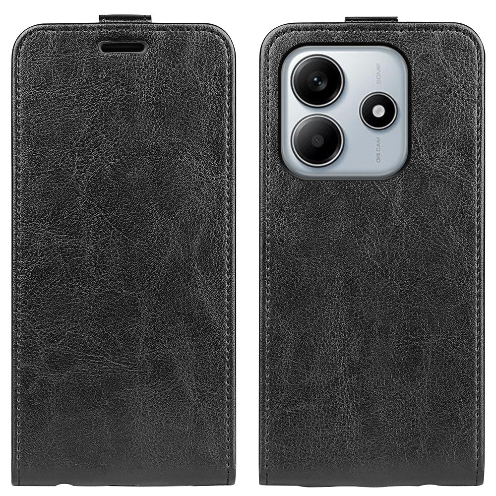 For Xiaomi Redmi Note 14 5G Case with Card Slots Vertical Flip Leather Phone Cover