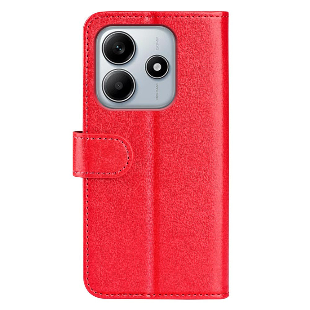 For Xiaomi Redmi Note 14 5G Wallet Case Crazy Horse Texture Stand Leather Phone Cover