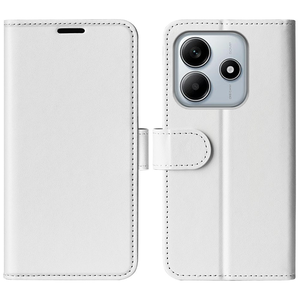 For Xiaomi Redmi Note 14 5G Wallet Case Crazy Horse Texture Stand Leather Phone Cover