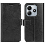For Xiaomi Redmi Note 14 5G Wallet Case Crazy Horse Texture Stand Leather Phone Cover