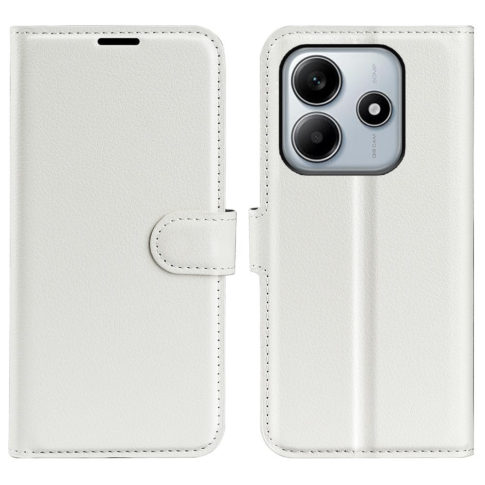 For Xiaomi Redmi Note 14 5G Case Litchi Texture Shockproof Leather Wallet Phone Cover