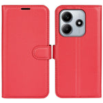 For Xiaomi Redmi Note 14 5G Case Litchi Texture Shockproof Leather Wallet Phone Cover