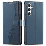 Til Samsung Galaxy S24 FE Etui Prikker Præget PU Læder Flip Telefon Cover med Kortlomme, Rem
