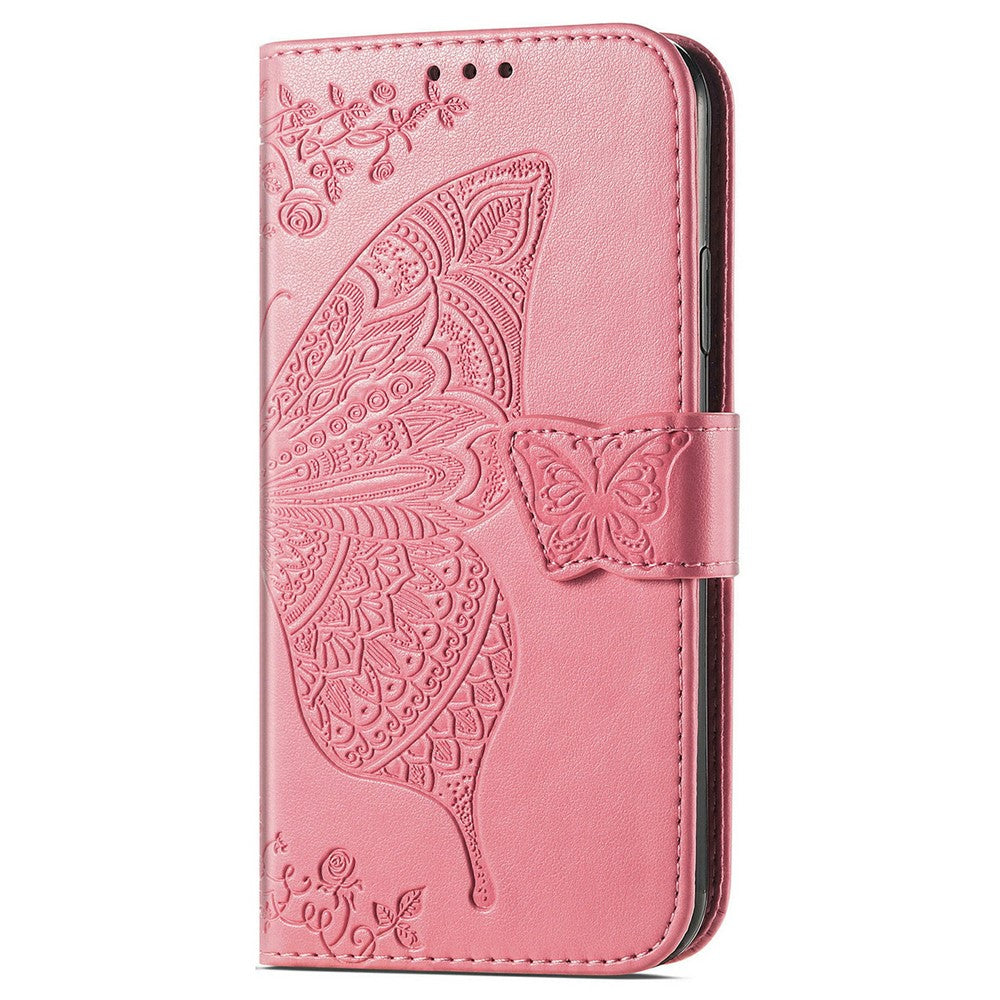 For Oppo A80 5G Case PU Leather Wallet Phone Cover Butterfly Pattern