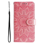 For Oppo A57 (2022) 5G / A77 5G / K10 5G / A57 4G / A57s 4G / Realme Q5i / V23 4G / Narzo 50 5G PU Leather Case Sunflower Imprinted Stand Magnetic Flip Wallet Phone Cover