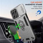For Xiaomi 14T Case Slide Camshield Kickstand PC+TPU Phone Cover