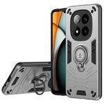For Xiaomi Redmi Note 14 Pro+ 5G Case with Ring Kickstand PC+TPU Shockproof Phone Cover