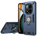 For Xiaomi Redmi Note 14 Pro+ 5G Case with Ring Kickstand PC+TPU Shockproof Phone Cover