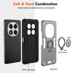 Xiaomi Redmi Note 14 Pro 5G / Poco X7 5G-skal Slide Camshield Kickstand PC+TPU-mobilskal