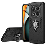 Xiaomi Redmi Note 14 Pro 5G / Poco X7 5G-skal Slide Camshield Kickstand PC+TPU-mobilskal