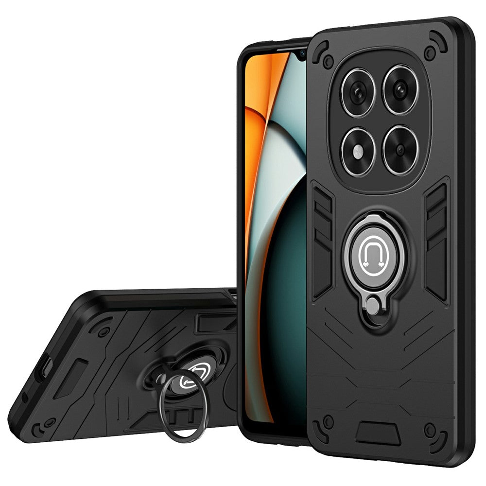 Xiaomi Redmi Note 14 Pro 5G / Poco X7 5G-skal Slide Camshield Kickstand PC+TPU-mobilskal