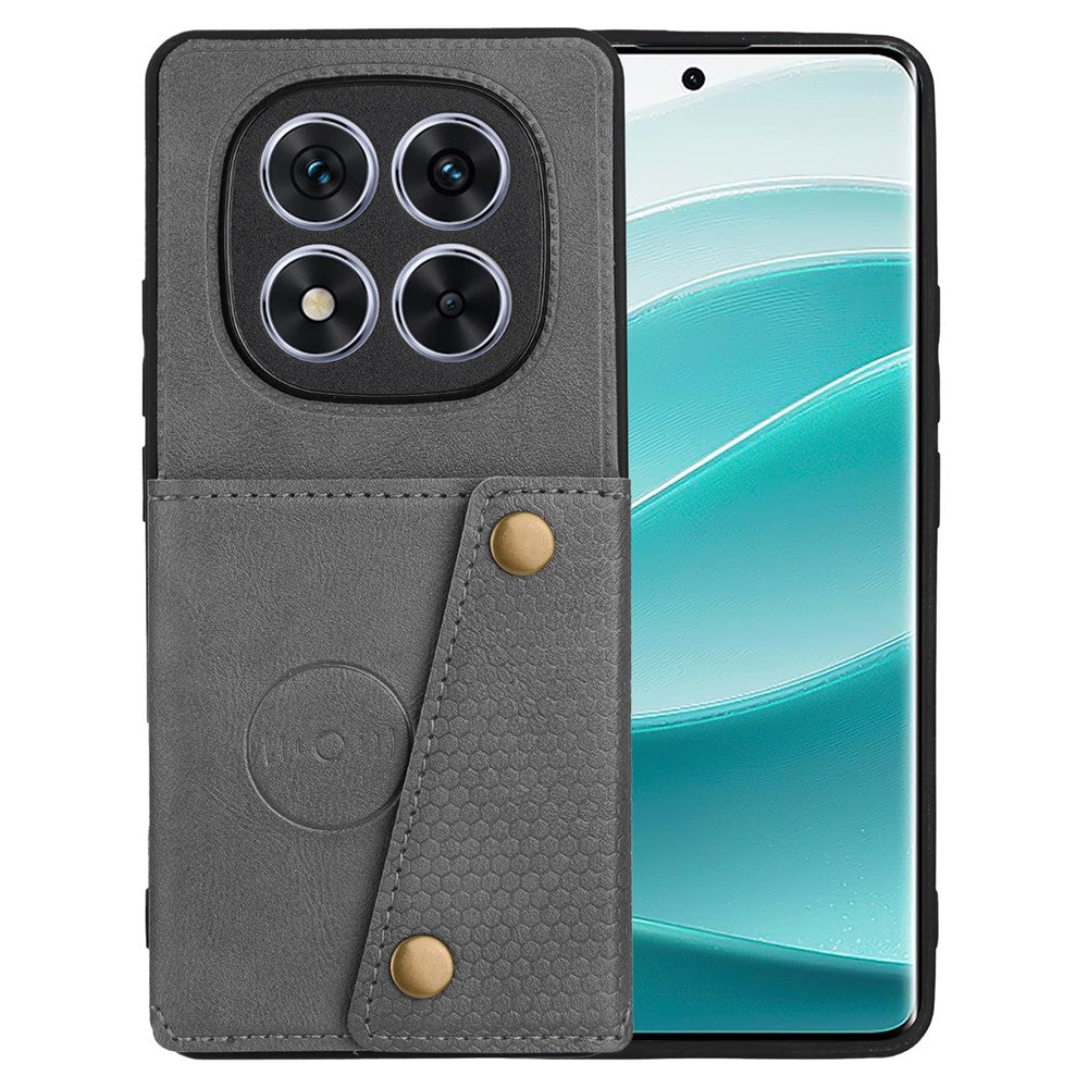For Xiaomi Redmi Note 14 Pro+ 5G Case Card Slots Kickstand Leather + TPU Phone Cover