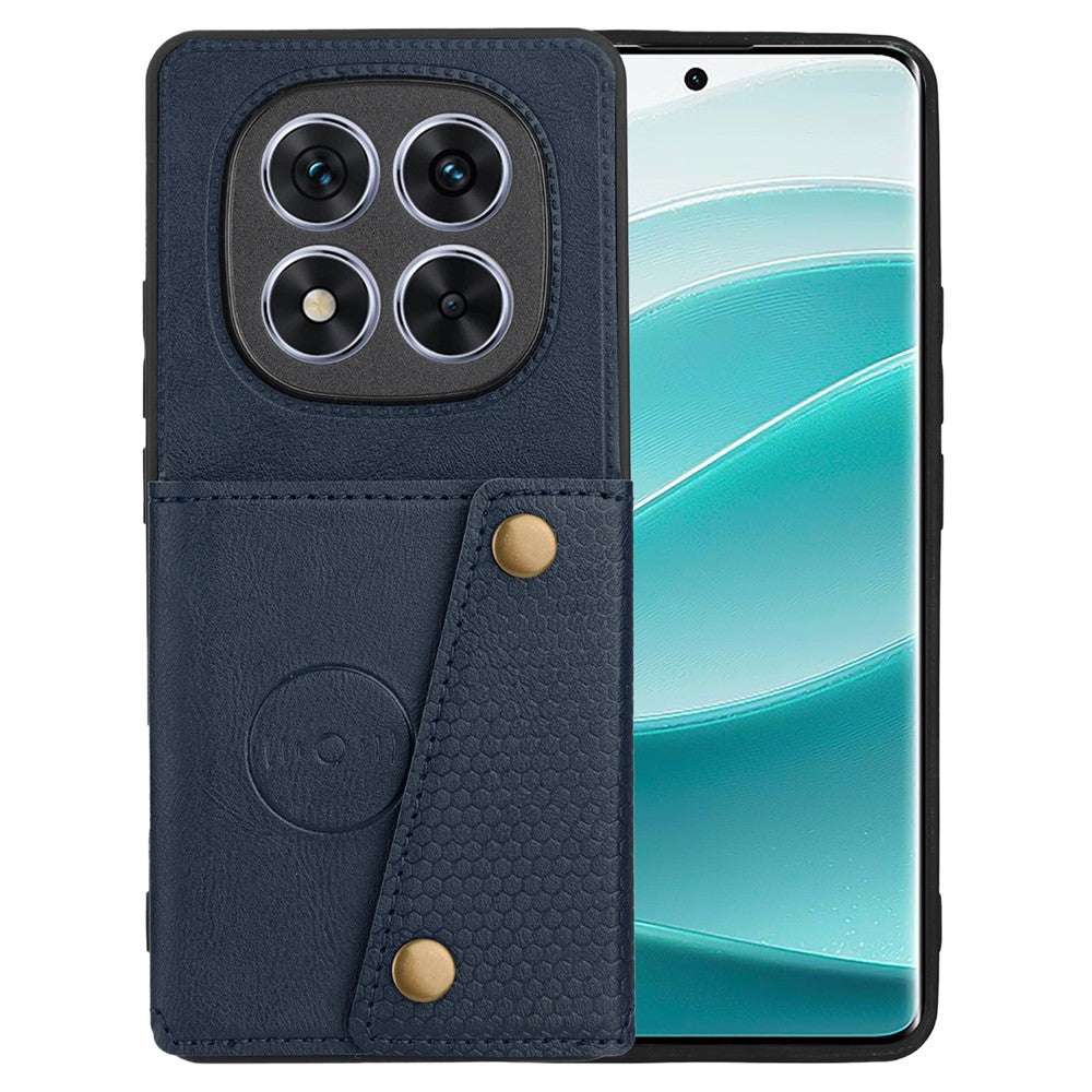 For Xiaomi Redmi Note 14 Pro+ 5G Case Card Slots Kickstand Leather + TPU Phone Cover