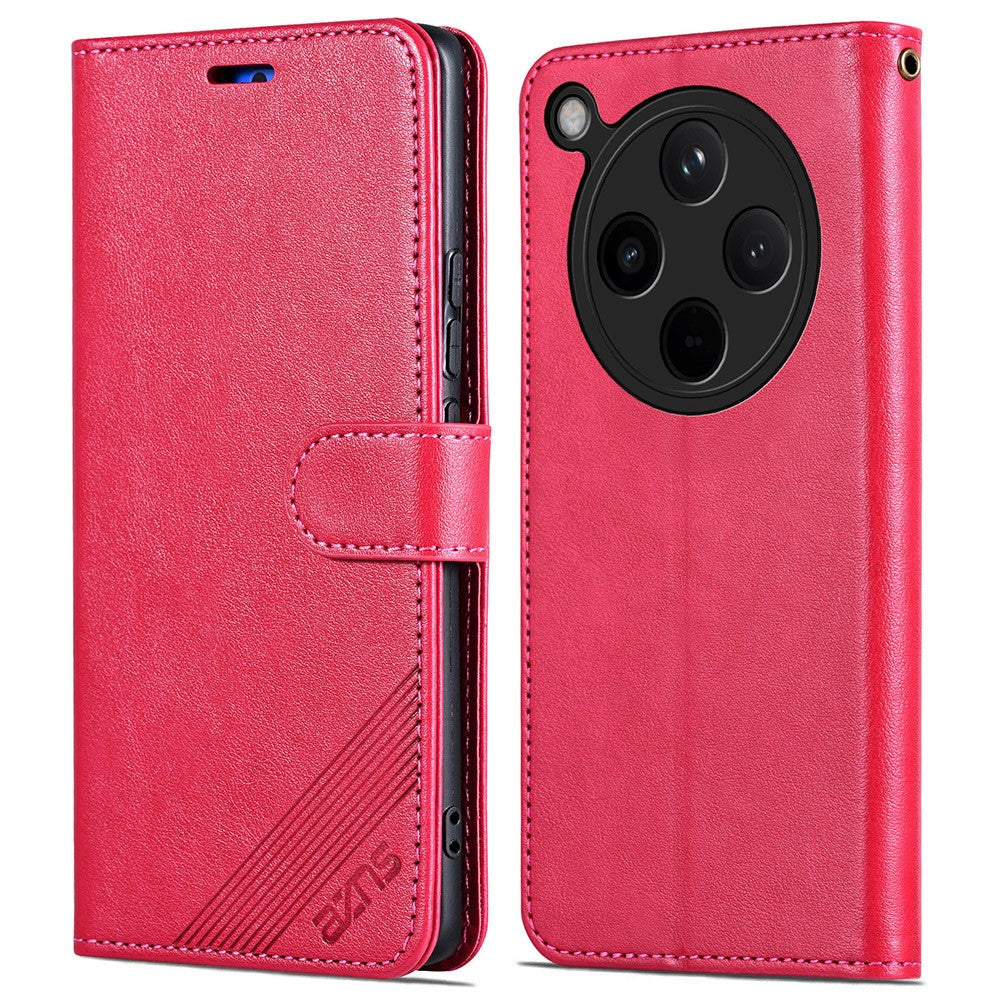 AZNS For Oppo Find X8 5G Case Anti-Scratch PU Leather Stand Wallet Phone Cover