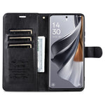 AZNS For Oppo Find X8 Pro 5G Case Anti-Scratch PU Leather Stand Wallet Phone Cover