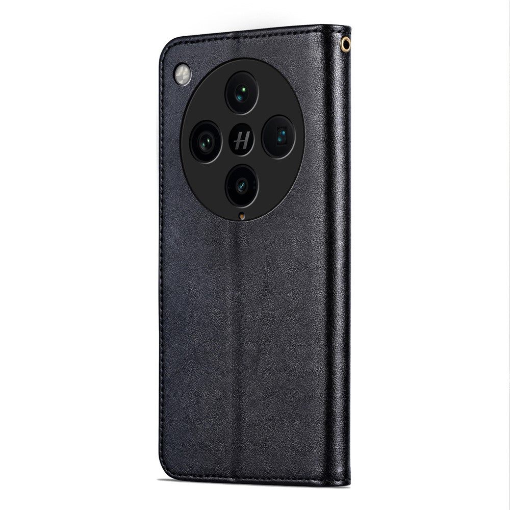 AZNS For Oppo Find X8 Pro 5G Case Anti-Scratch PU Leather Stand Wallet Phone Cover