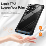 For Samsung Galaxy S25 Ultra Case Anti-Drop Alloy Lens Frame PC+TPU Phone Cover