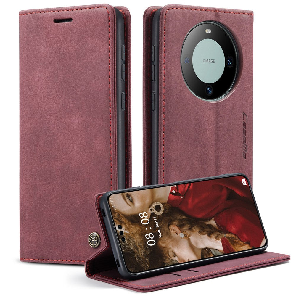CASEME For Huawei Mate 60 Pro+ / Huawei Mate 60 Pro Case  013 Series Card Holder Stand Leather Phone Cover
