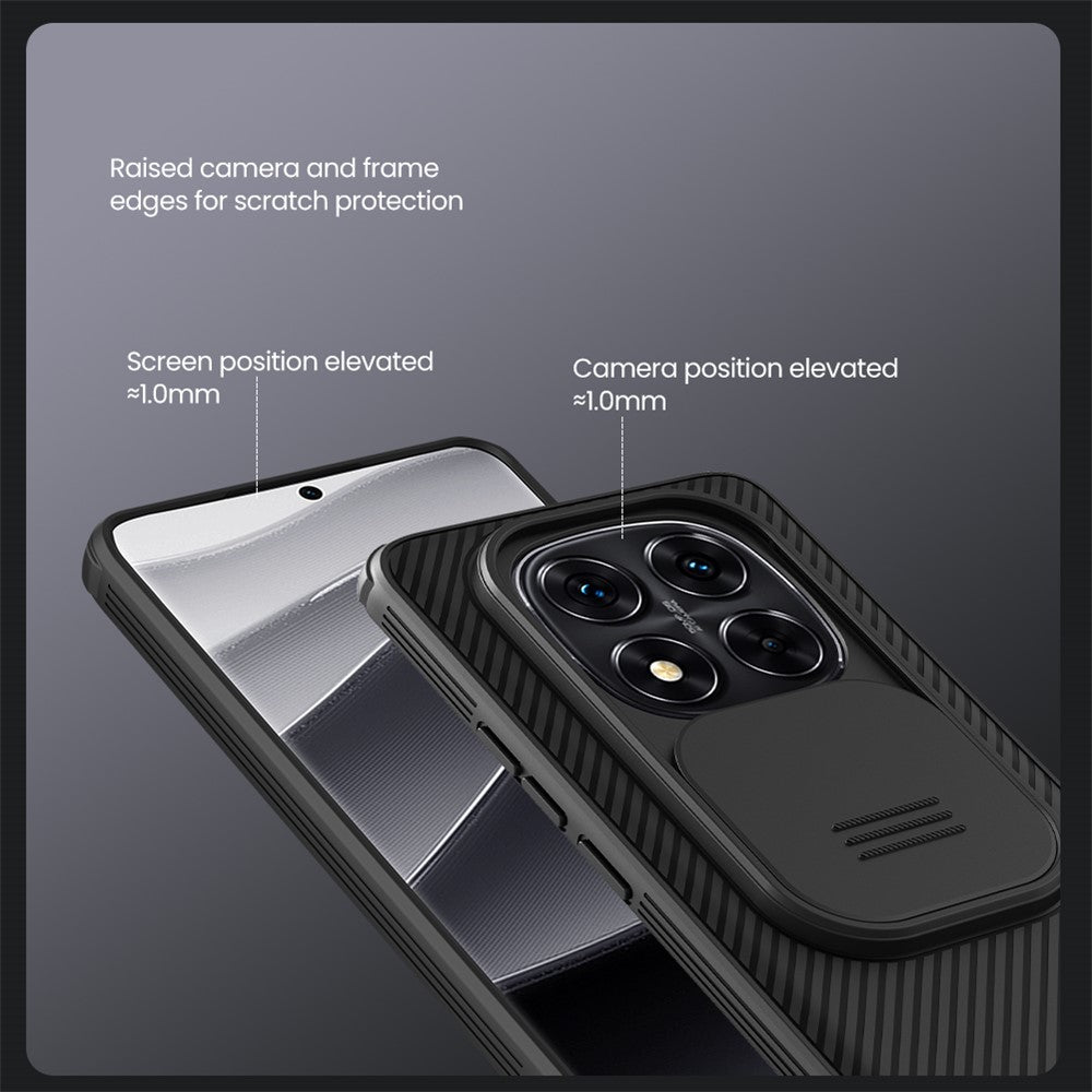 NILLKIN Camshield Pro Series for Xiaomi Redmi Note 14 Pro+ 5G Case PC+TPU Slide Camera Lid Phone Cover