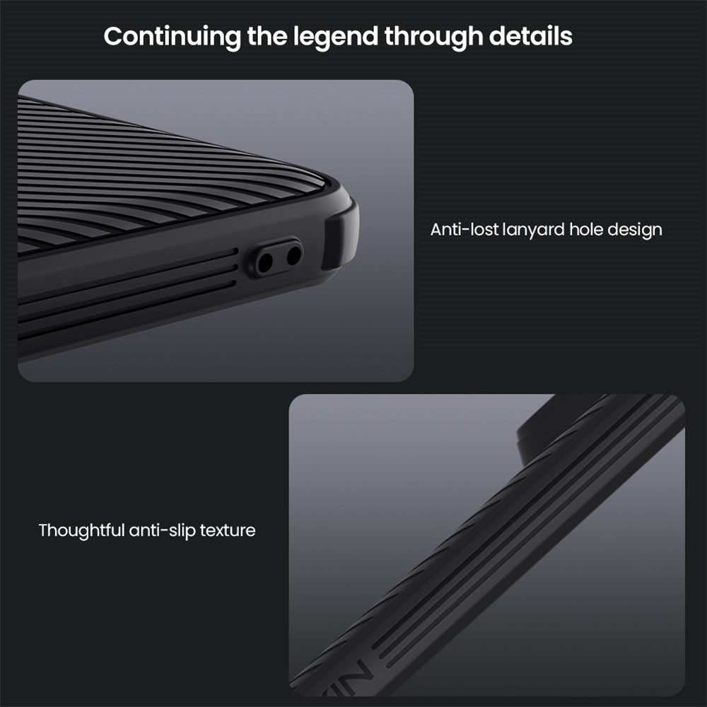 NILLKIN Camshield Pro Series for Xiaomi Redmi Note 14 Pro+ 5G Case PC+TPU Slide Camera Lid Phone Cover