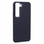 For Samsung Galaxy S23 Case Magnetic Case Carbon Fiber Texture Water-Transfer PC Phone Cover