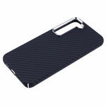 For Samsung Galaxy S23 Case Magnetic Case Carbon Fiber Texture Water-Transfer PC Phone Cover
