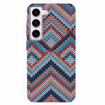 For Samsung Galaxy S23 Case Magnetic Case Carbon Fiber Texture Water-Transfer PC Phone Cover