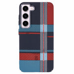 For Samsung Galaxy S23 Case Magnetic Case Carbon Fiber Texture Water-Transfer PC Phone Cover