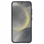 For Samsung Galaxy S24 Magnetic Case Carbon Fiber Texture Water-Transfer PC Phone Cover