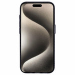 Til iPhone 15 Pro Cover Kompatibelt med MagSafe Kulfiber Tekstur Vandoverførings-PC Telefoncover
