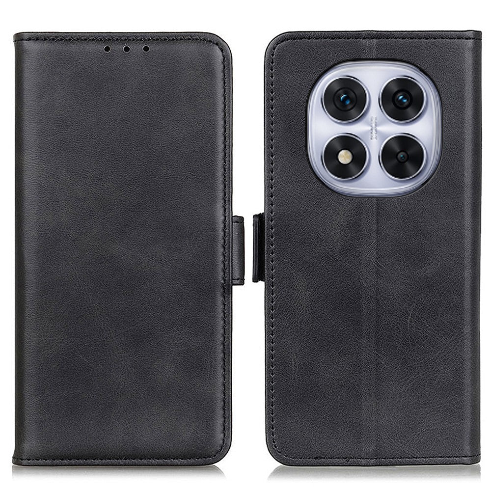 For Xiaomi Redmi Note 14 Pro 5G / Poco X7 5G Case Stand Cowhide Texture PU Leather Phone Cover