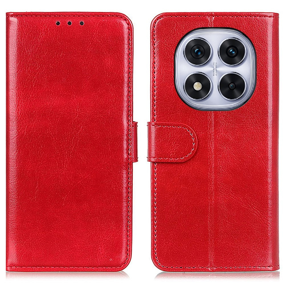 For Xiaomi Redmi Note 14 Pro 5G / Poco X7 5G Case Crazy Horse Texture PU Leather Phone Stand Cover