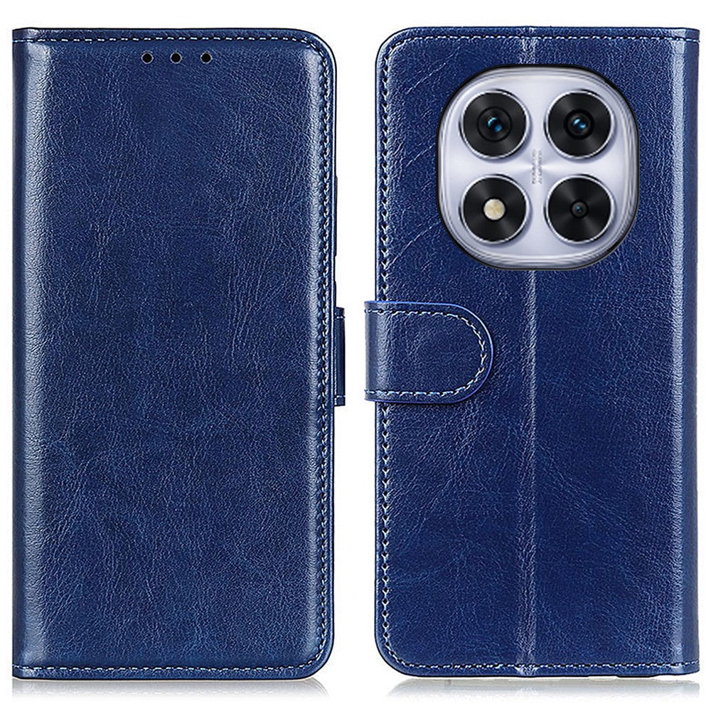 For Xiaomi Redmi Note 14 Pro 5G / Poco X7 5G Case Crazy Horse Texture PU Leather Phone Stand Cover
