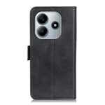 For Xiaomi Redmi Note 14 4G (163.25mm) Case Stand Cowhide Texture PU Leather Phone Cover