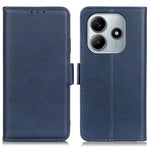 For Xiaomi Redmi Note 14 4G (163.25mm) Case Stand Cowhide Texture PU Leather Phone Cover