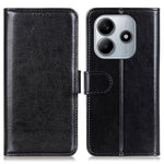 For Xiaomi Redmi Note 14 4G (163.25mm) Case Crazy Horse Texture PU Leather Phone Stand Cover