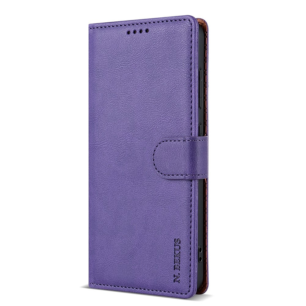 N.BEKUS CSJ-001 För Samsung Galaxy S25+ Stativfodral PU-läder Plånboksfodral till mobilen
