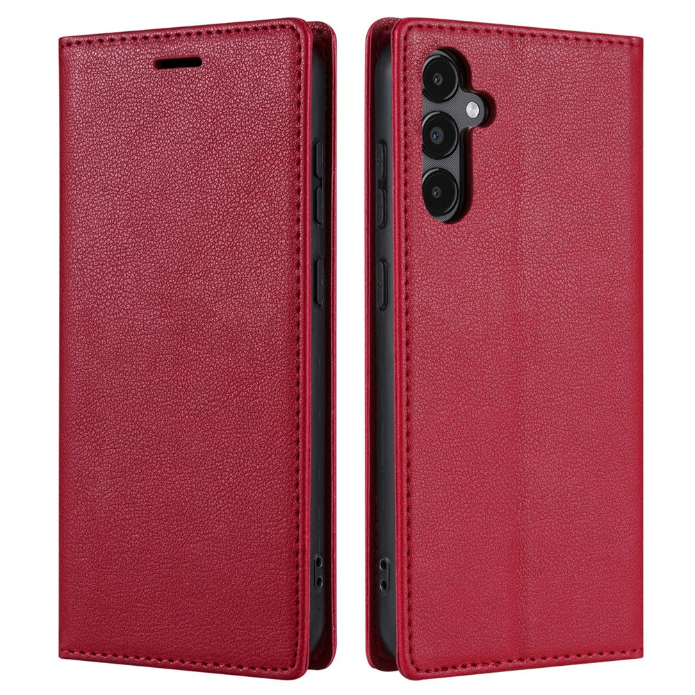For Samsung Galaxy S24 FE Wallet Case Magnetic Closure PU Leather Phone Cover