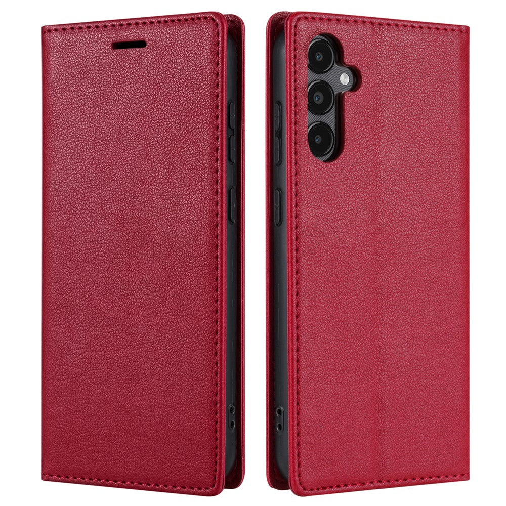 For Samsung Galaxy S25 Wallet Case Magnetic Closure PU Leather Phone Cover