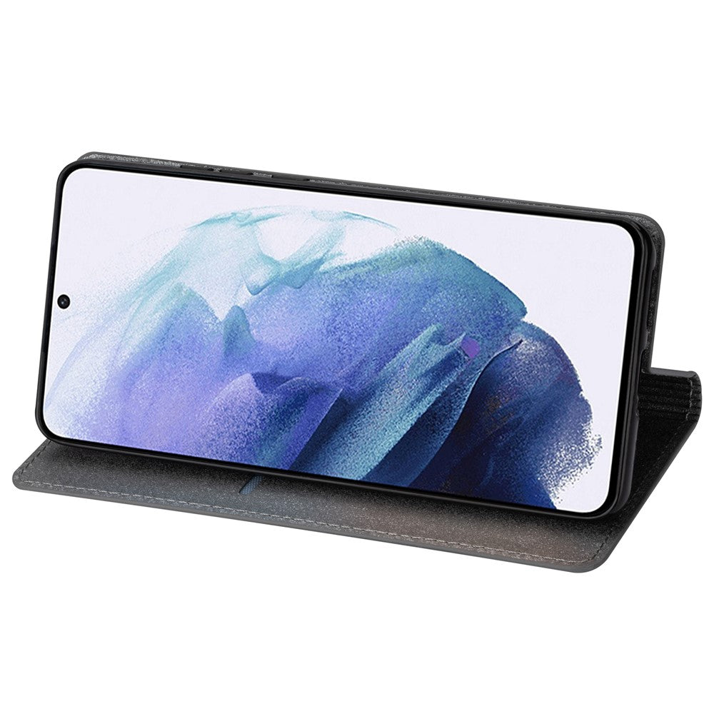 Til Samsung Galaxy S25+ Cover Glittery PU-læder+TPU Kortlomme Telefoncover