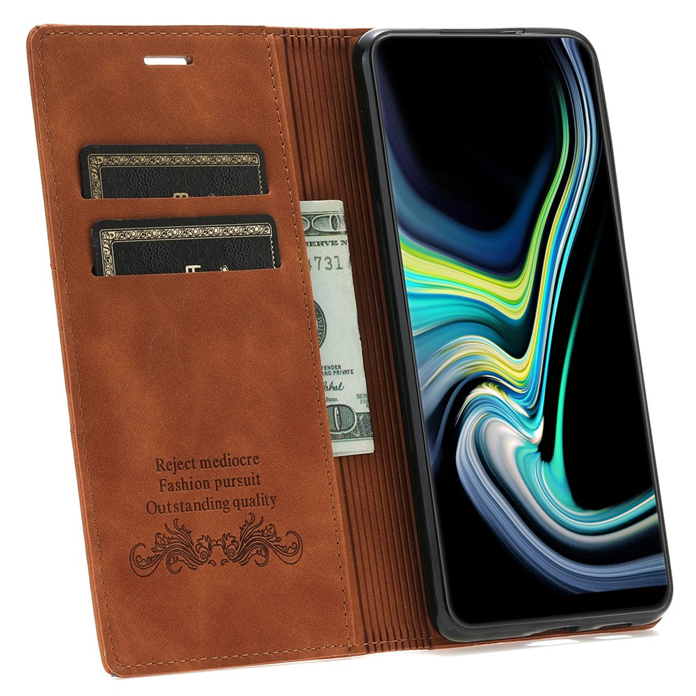 For Samsung Galaxy S25 Ultra Wallet Case Magnetic Closing Leather Phone Cover