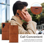 For Samsung Galaxy S25 Ultra Wallet Case Magnetic Closing Leather Phone Cover