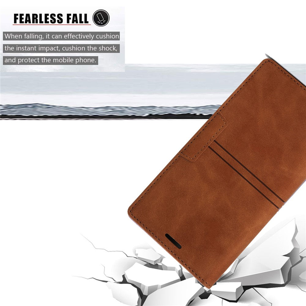 For Samsung Galaxy S25 Ultra Wallet Case Magnetic Closing Leather Phone Cover